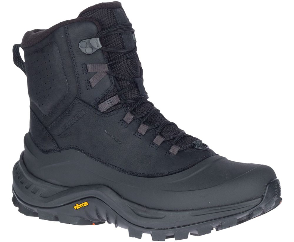 Botas Homem - Merrell Thermo Overlook 2 Mid Waterproof - Pretas - PGK190654